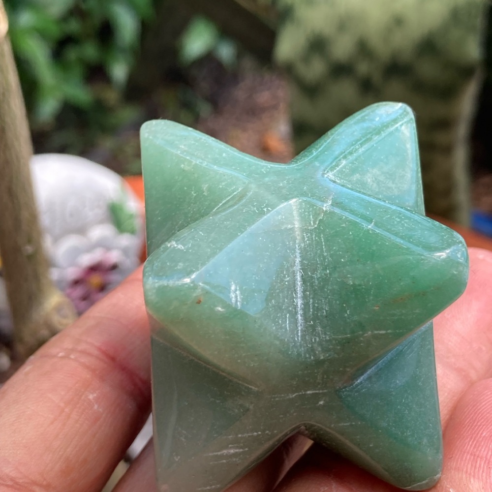 Large Green Aventurine Merkaba
